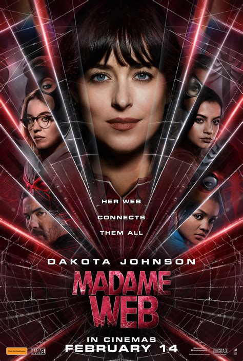 November 15, 2023 6:21am. Sony Pictures has unwound the first trailer for its upcoming Spider-Man spinoff Madame Web. S.J. Clarkson’s feature is part of the Sony Pictures Universe of Marvel ...